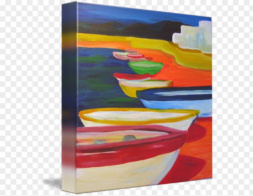 Design Acrylic Paint Modern Art PNG