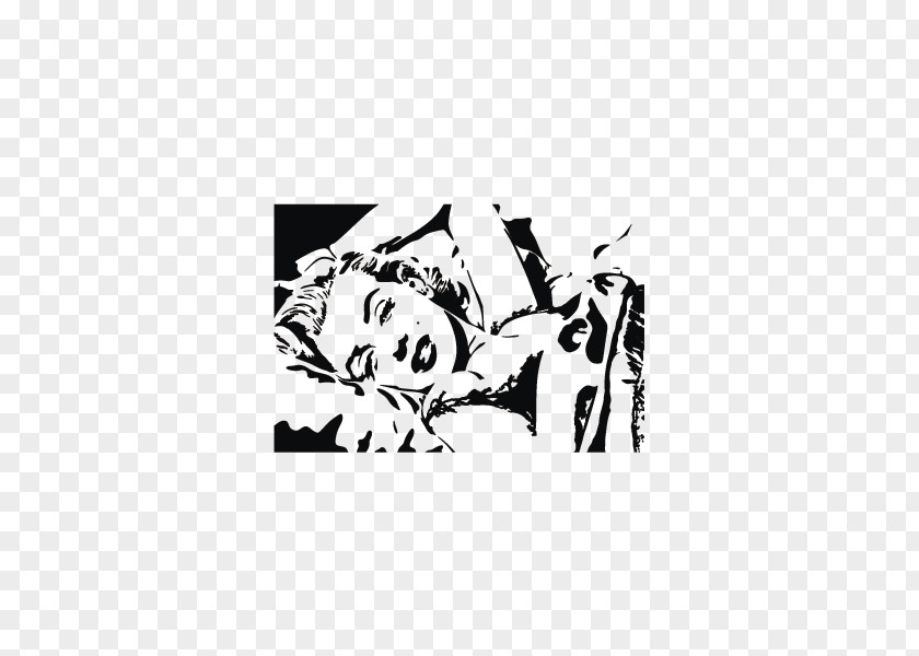 Design Marilyn Forever Blonde Wall Decal White Dress Of Monroe Stencil PNG
