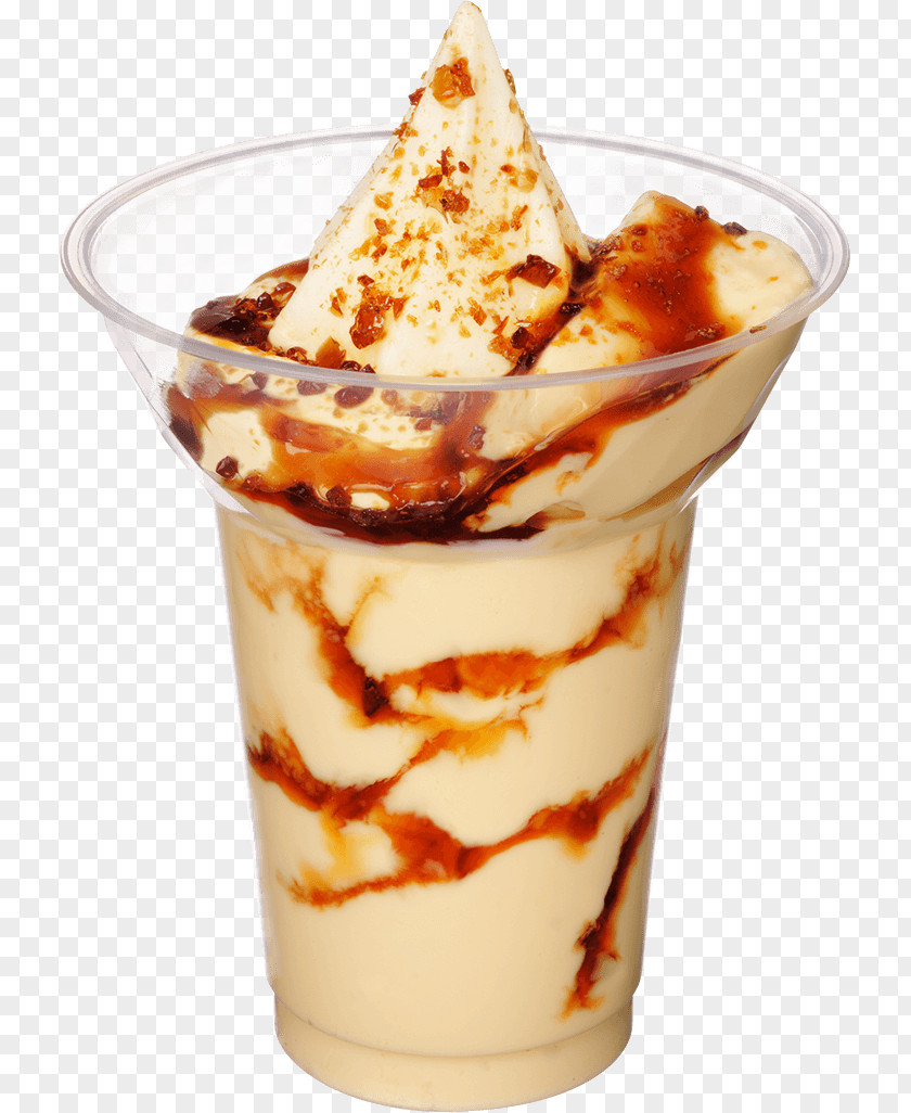 Ice Cream Sundae Parfait Crème Caramel Ministop PNG