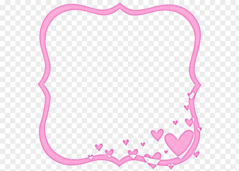 Pink Heart Frame PNG heart frame clipart PNG