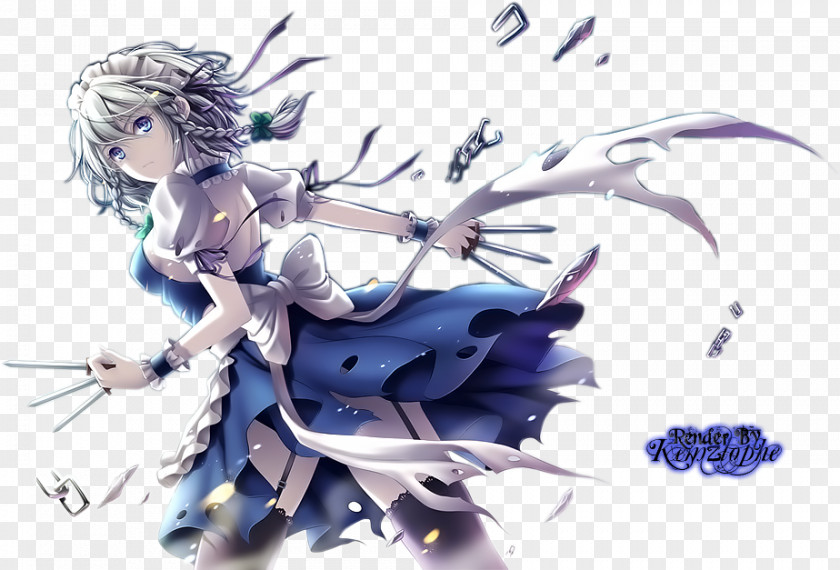 Sakuya The Embodiment Of Scarlet Devil Izayoi Video Game Mansion Maid PNG