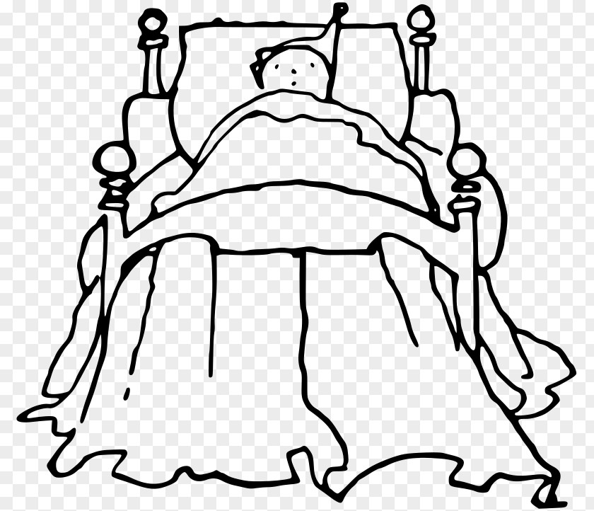Child Bed Drawing Clip Art PNG