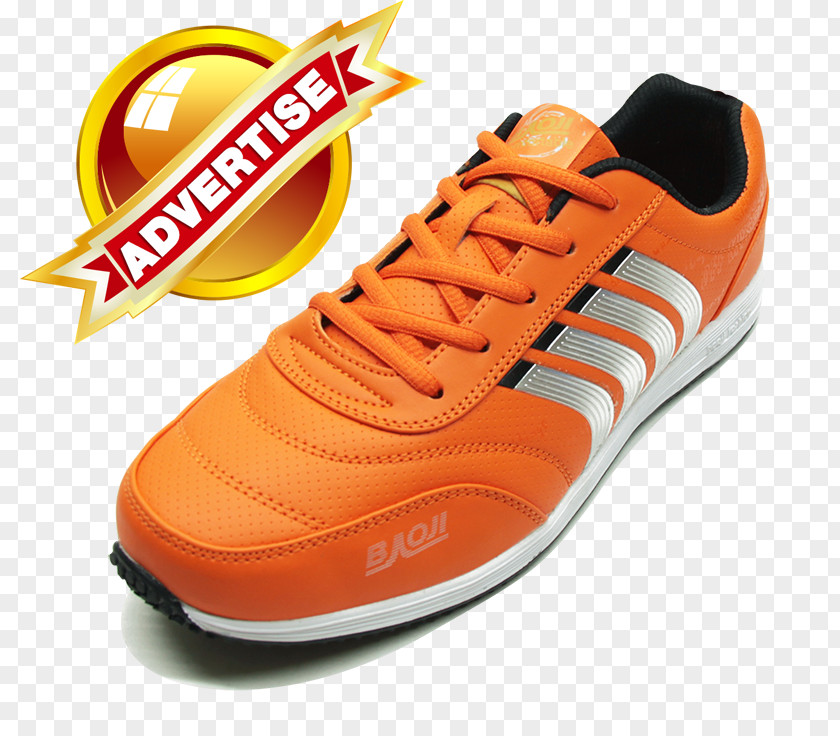 Fackbook Sneakers Shoe Orange Sportswear Vans PNG