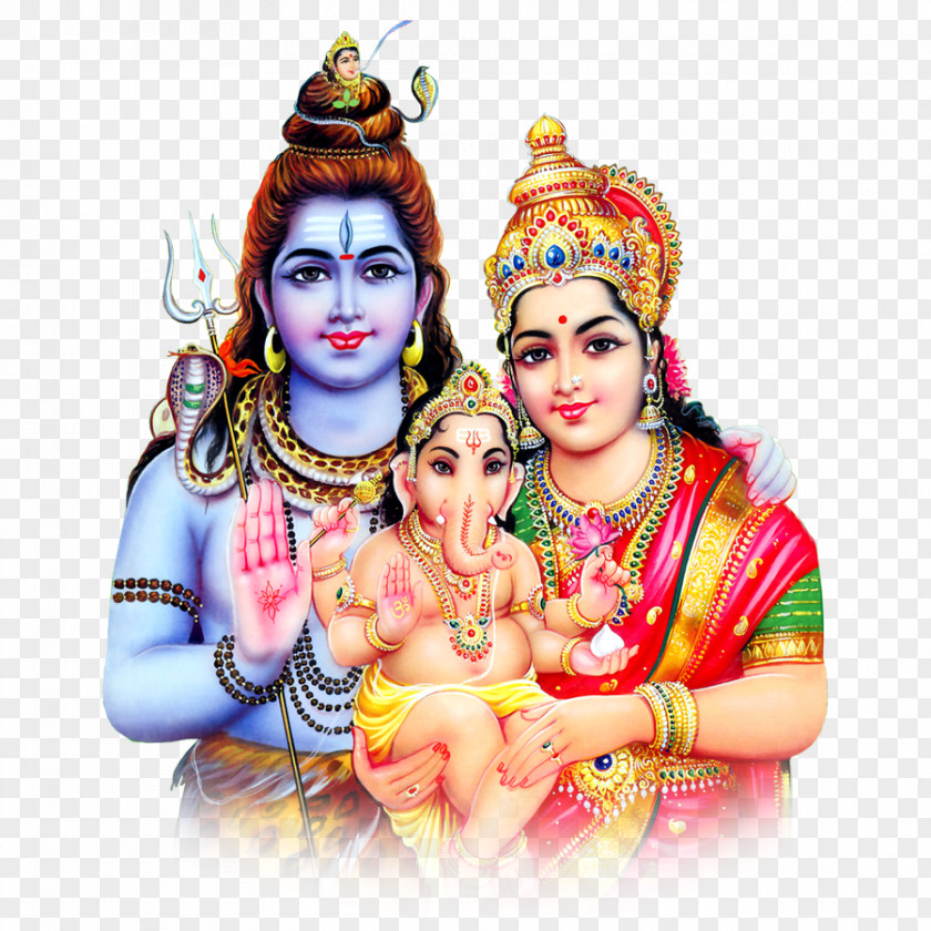Ganesha Shiva Parvati Mahadeva Krishna PNG