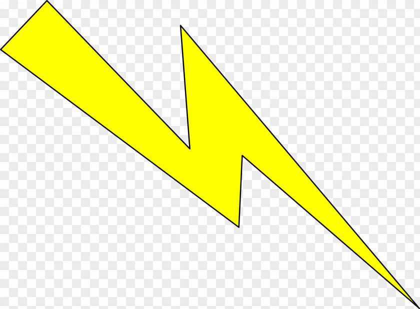 Lightning Icon Triangle Area Yellow Brand PNG