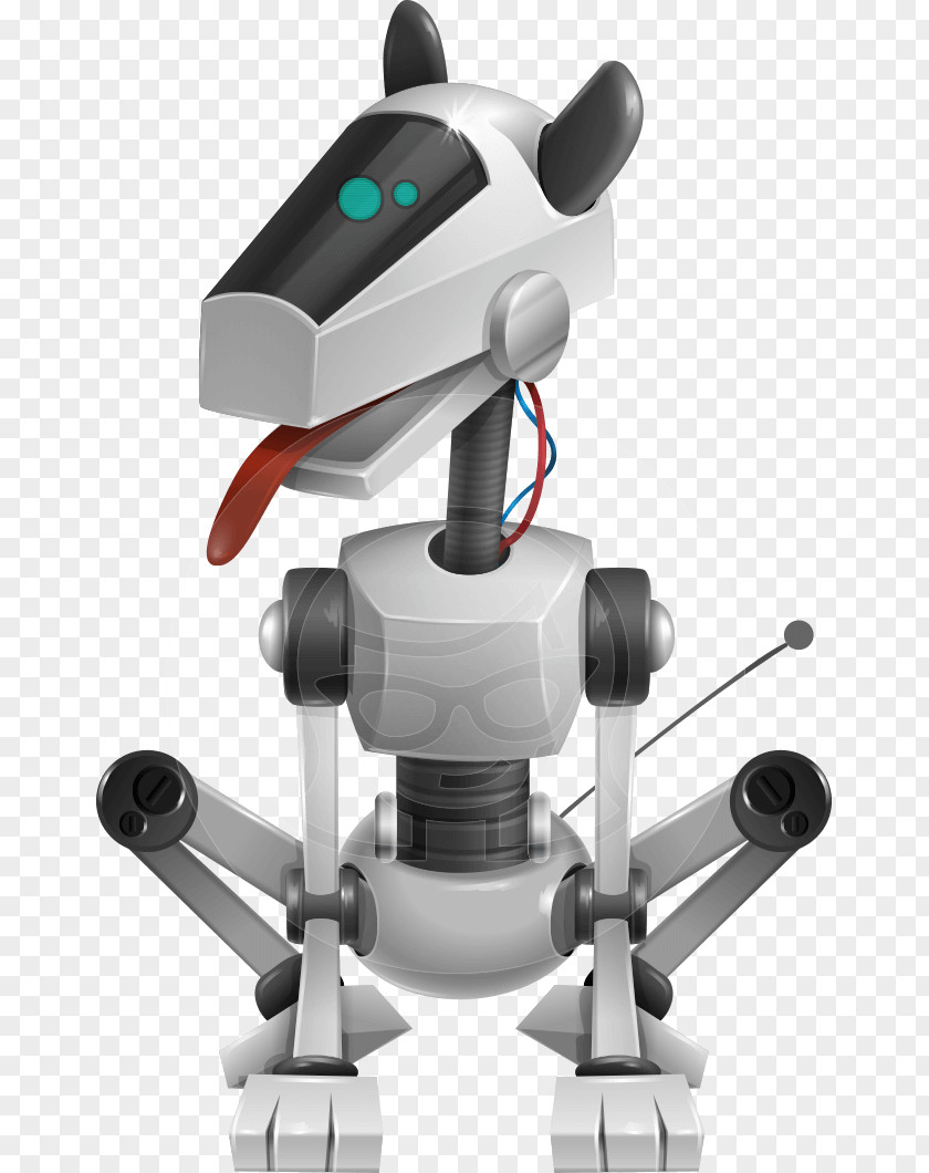 Robot Printing Dog Robotic Pet PNG