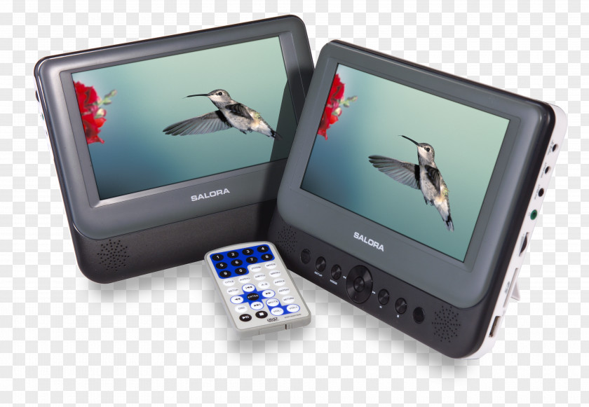 SALORA DVP9048TWIN Duo Portable DVD Player With 9 Inch Screens Black Beslist.nl Coolblue PNG
