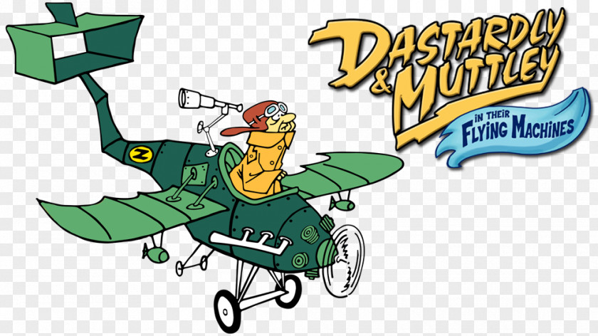 Season 1 Illustration Image Hanna-BarberaDastardly Muttley Dastardly & In Their Flying Machines PNG
