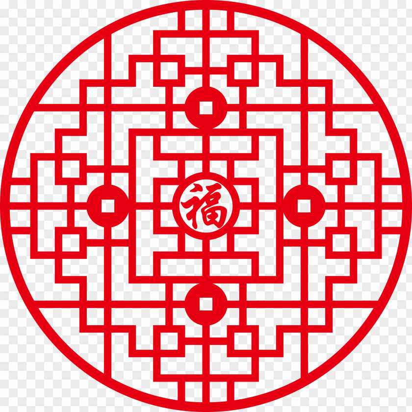 Al Chinese New Year Window Image Logo Chinesischer Knoten PNG
