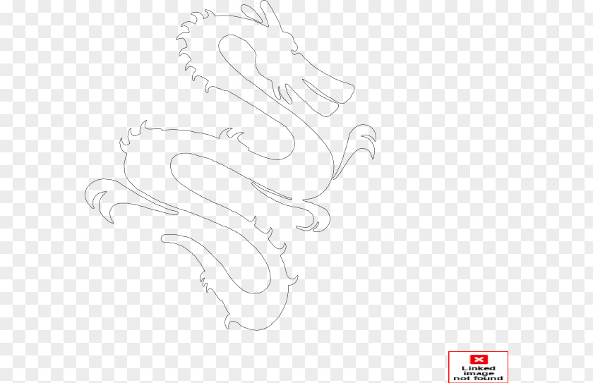 Dragon S Line Art Graphic Design Sketch PNG