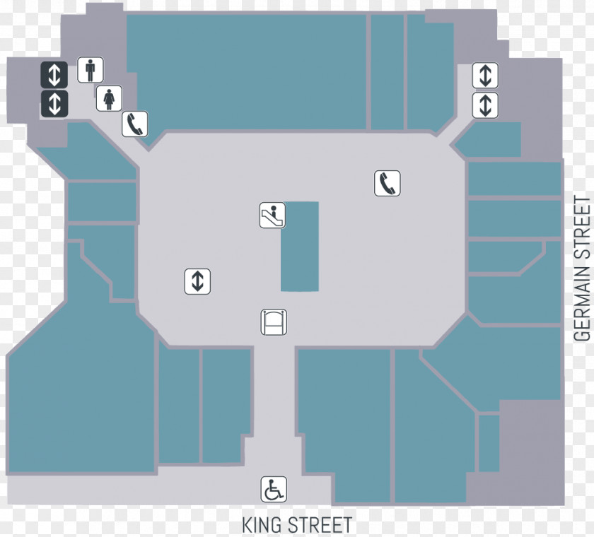 Eldon Square Shopping Centre Diagram Brunswick Floor Plan PNG