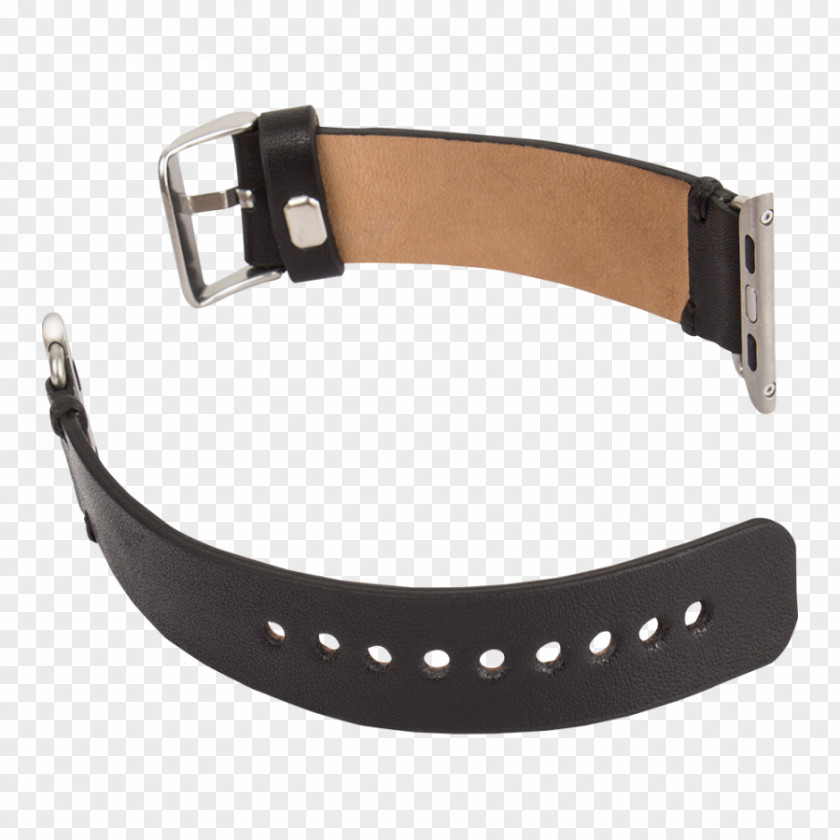 Genuine Leather Apple Watch Belt Strap PNG