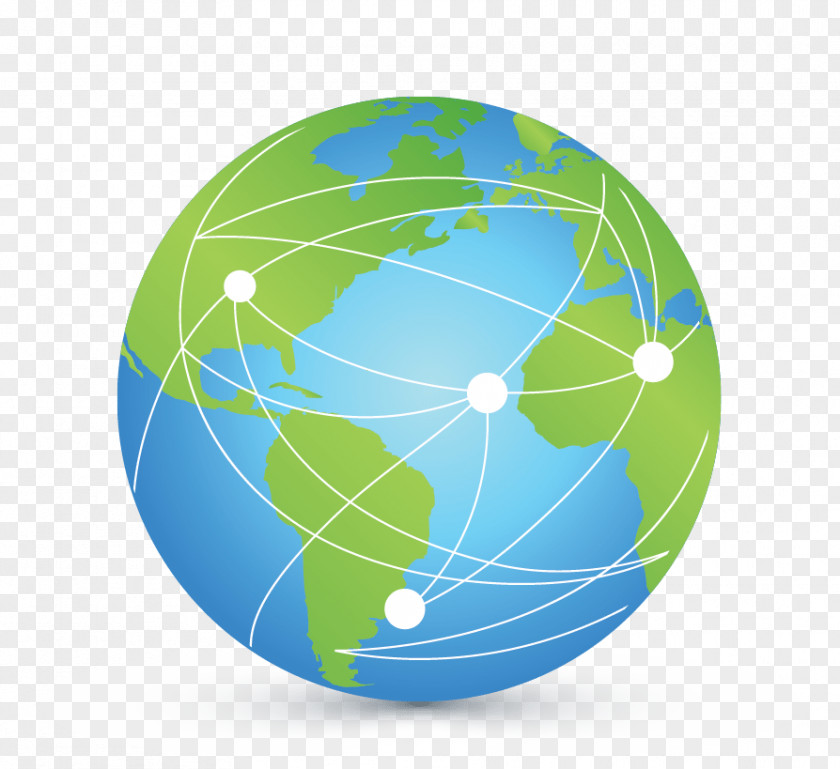 Platinum Safflower Three Dimensional Globe Earth Logo PNG