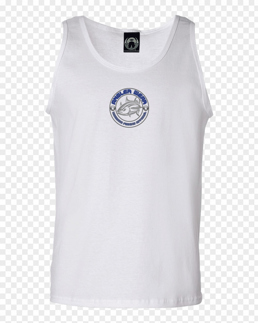 White Tank Top T-shirt Gildan Activewear Clothing Sleeveless Shirt PNG