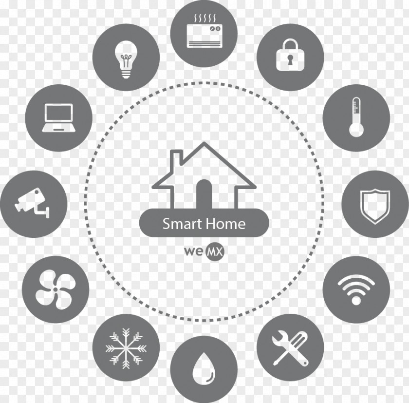 Design Home Automation Kits Logo Icon PNG