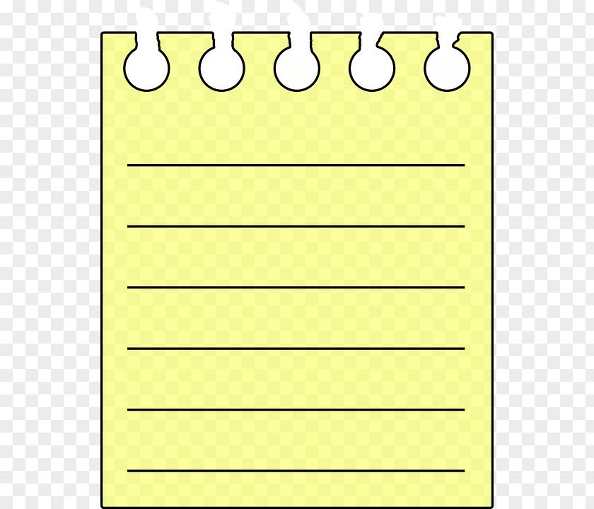 Notebook Paper Drawing Clip Art PNG