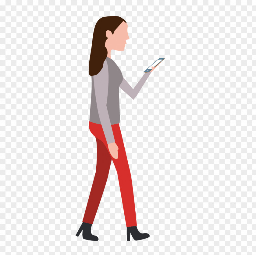 Vector Play Phone Woman Xperia PNG