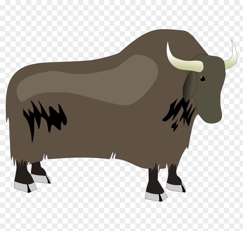 Yak Animal Picture Domestic Cartoon Clip Art PNG