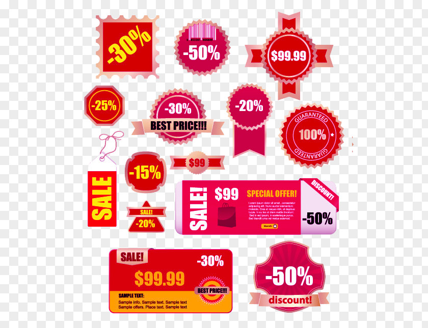Electricity Supplier Special Discounts Tag Sales Promotion Sticker Label PNG