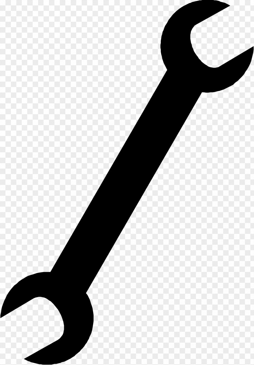 Silhouette Spanners Adjustable Spanner Clip Art PNG