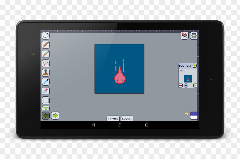Android Pixel Art Screenshot PNG