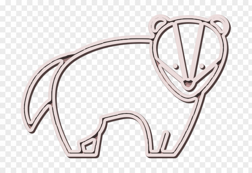 Badger Icon Forest Animals PNG