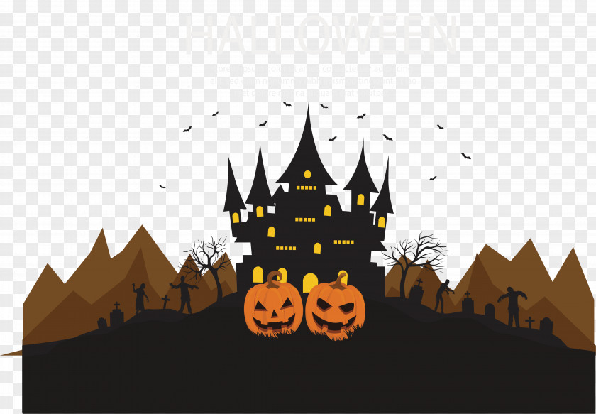 Black Terror Castle Illustration PNG