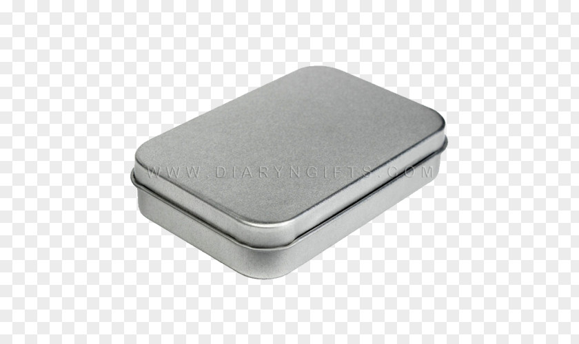 Box Tin Metal Silver Hinge PNG