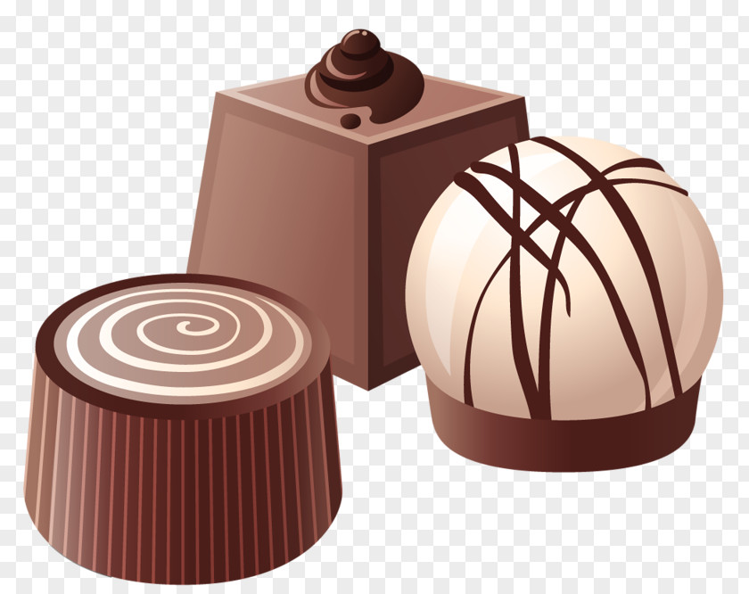 Candy Chocolate Truffle White Praline Bar Cupcake PNG