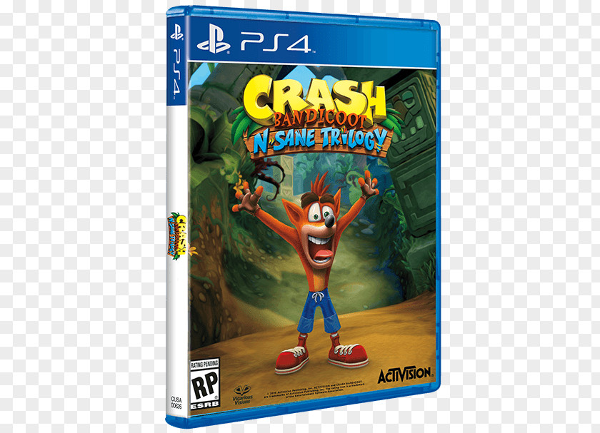 Crash Bandicoot N. Sane Trilogy PlayStation 4 Video Game PNG