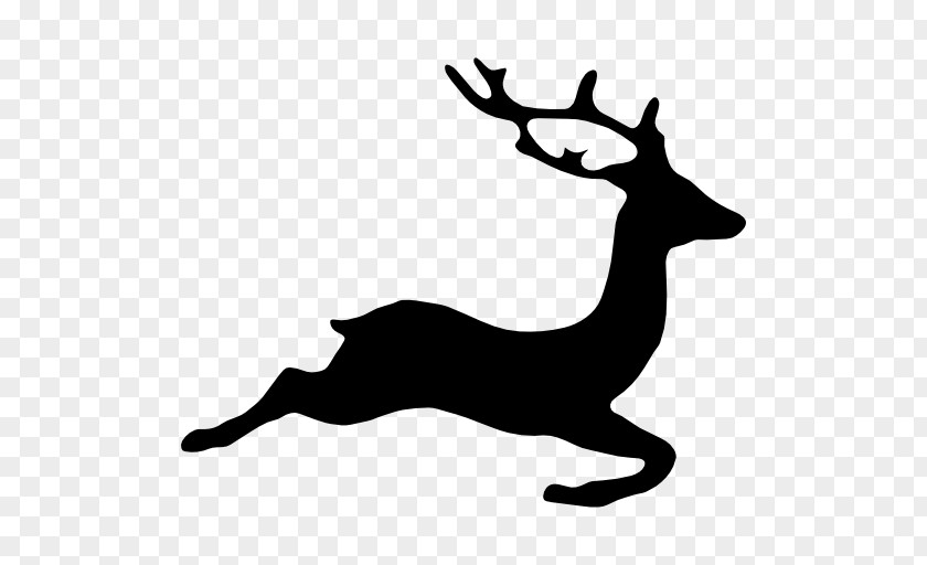 Deer Silhouette Drawing PNG