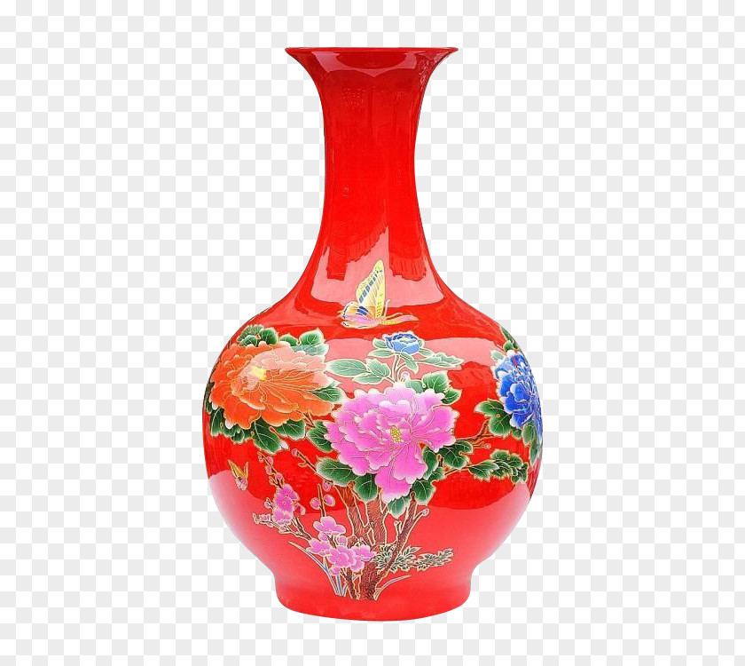 Vase Jingdezhen Yuncheng County Ceramic Porcelain PNG