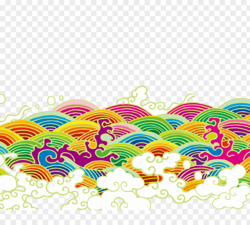 Dragon Boat Festival,wave Wind Wave Animation Cartoon PNG