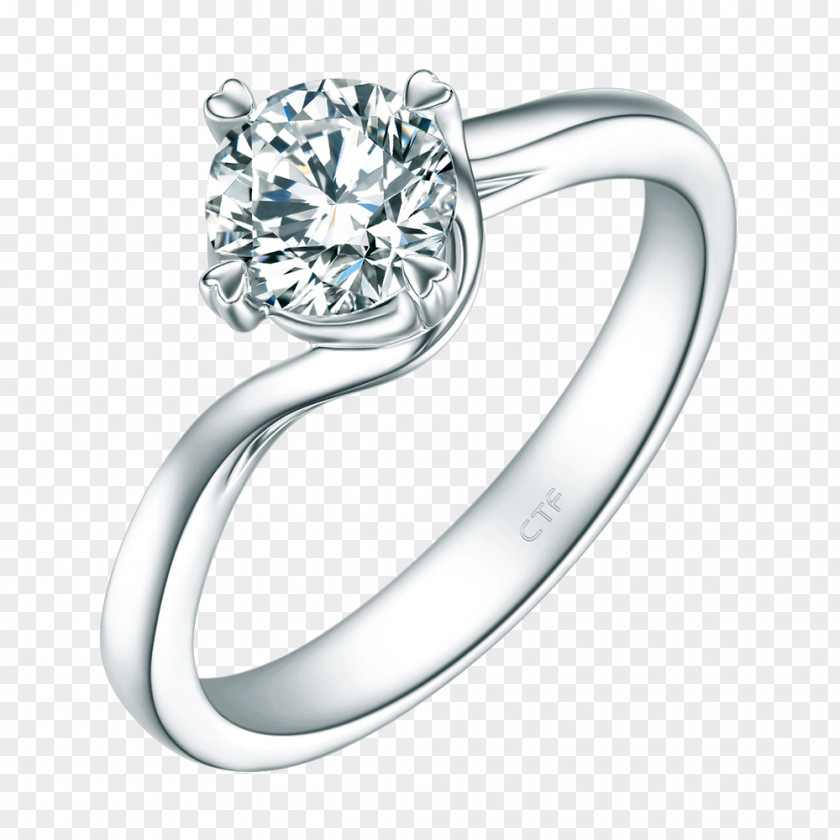 Ring Engagement Chow Tai Fook Jewellery Diamond PNG