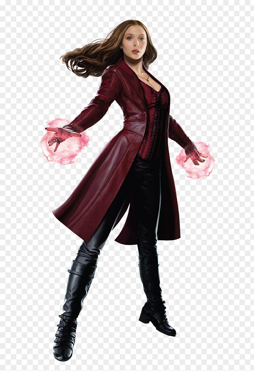Scarlet Witch Transparent Picture Wanda Maximoff Captain America Quicksilver Rogue Marvel Cinematic Universe PNG