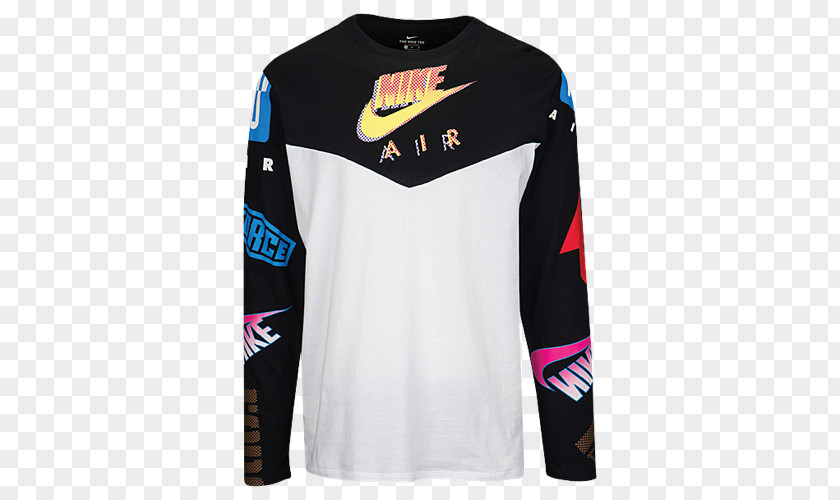 T-shirt Long-sleeved Hoodie Nike PNG