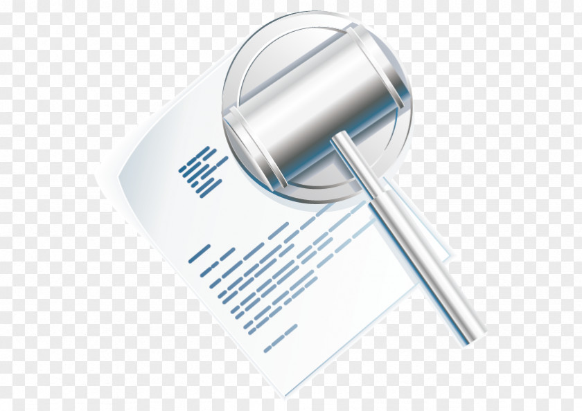 Vector Magnifying Glass Dumbbell PNG