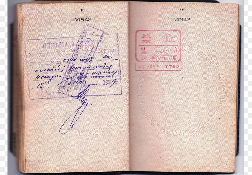 British Passport Paper PNG