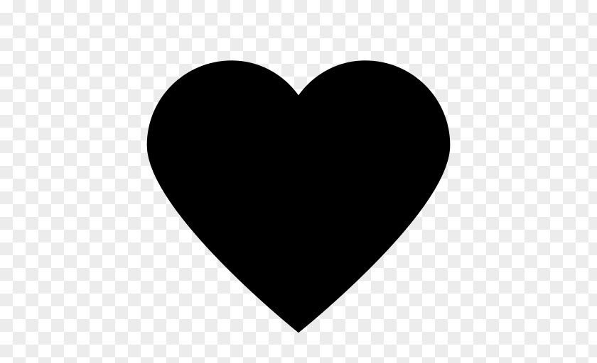 Love Black Shape Heart Clip Art PNG