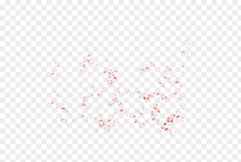 Red Confetti White Pattern PNG