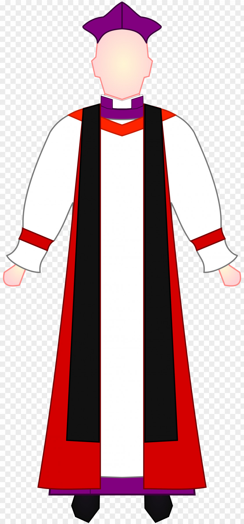Red Dress Choir Robe Clothing Bishop PNG
