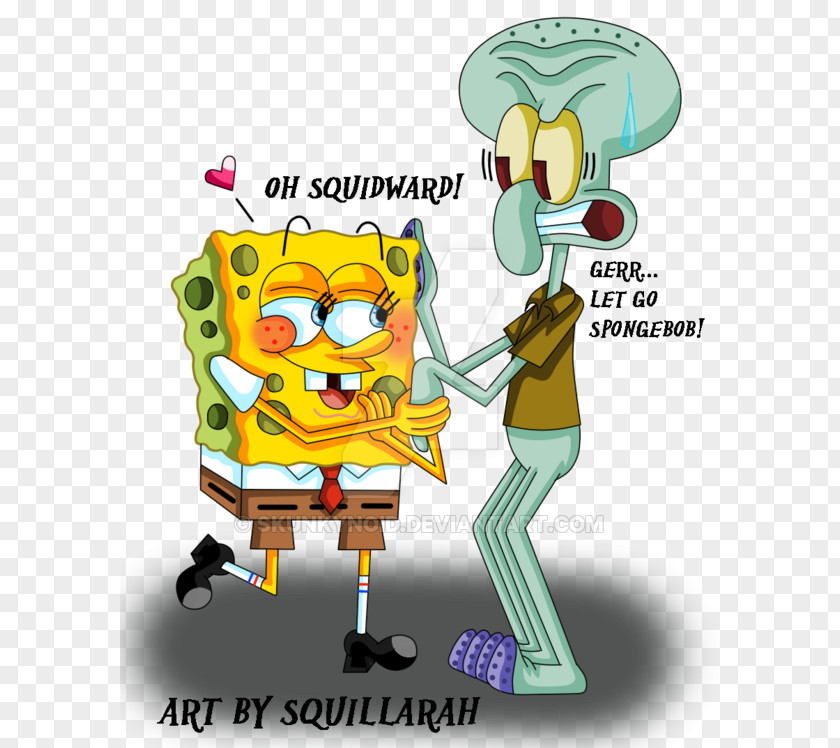 Sandy Spongebob Squidward Tentacles DeviantArt Fan Art PNG