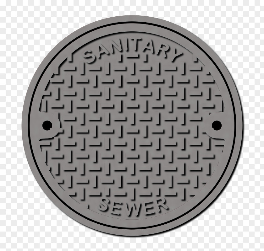 Cover Vector Manhole Separative Sewer Sewerage Clip Art PNG