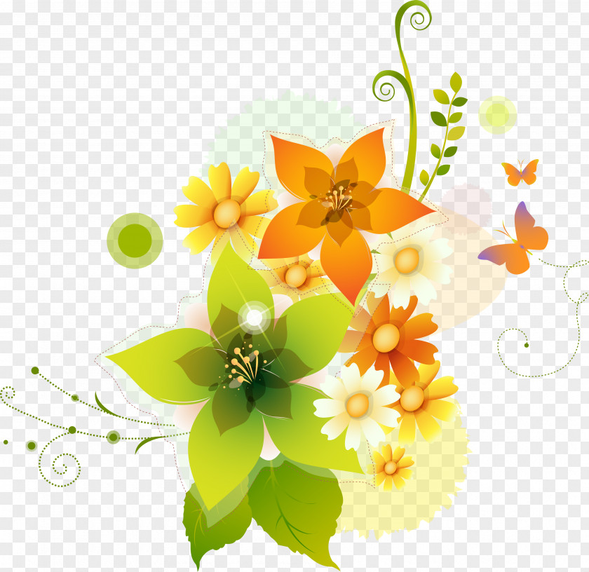 Flower Vector Image Editing PNG