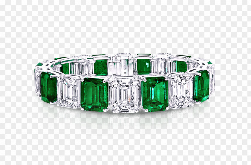 Jewellery Graff Diamonds Bracelet Emerald PNG