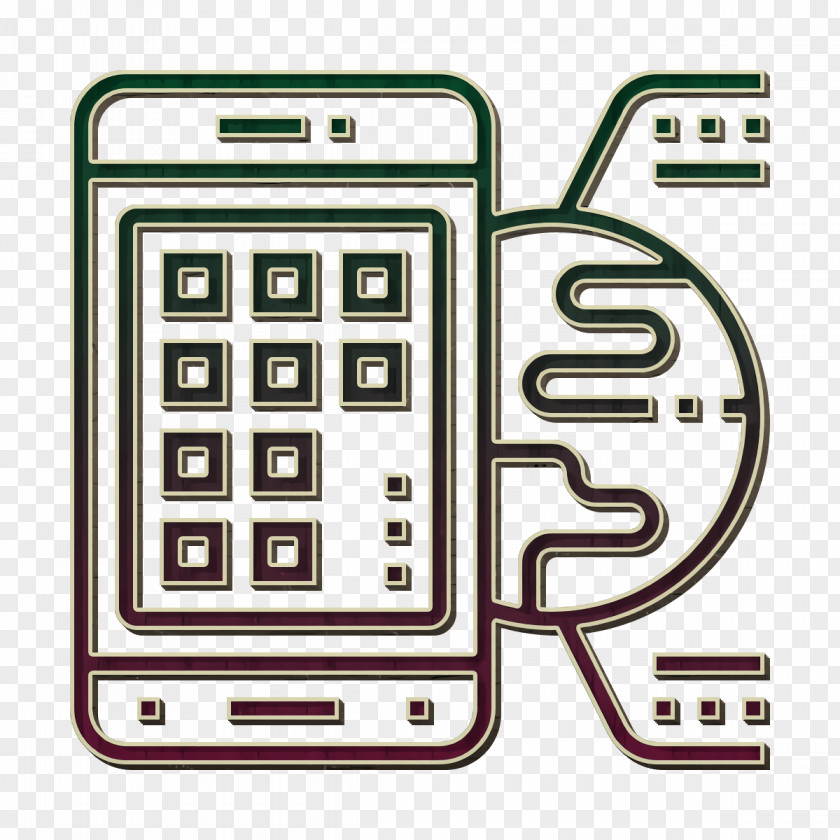 Modern Icon Smartphone Artificial Intelligence PNG