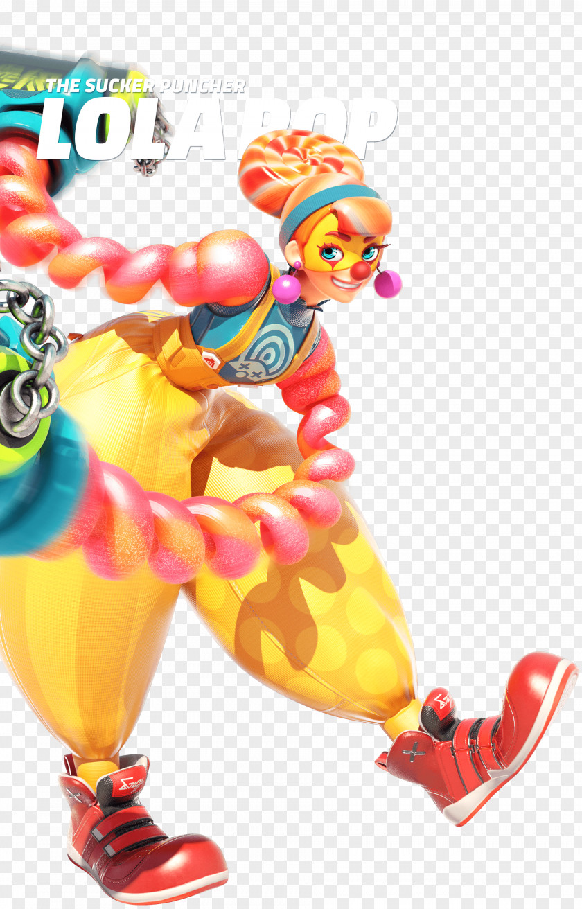 Nintendo ARMS: Lola Pop Super Smash Bros. For Switch Video Game PNG