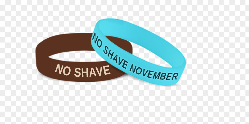 No Shave November Wristband Font PNG
