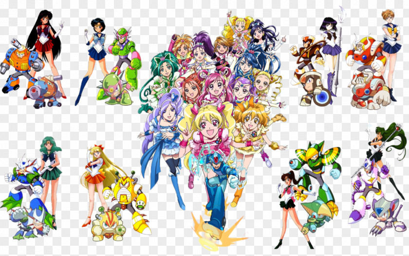 Pretty Cure All Stars キラキラkawaii! プリキュア大集合♪ Action & Toy Figures PNG