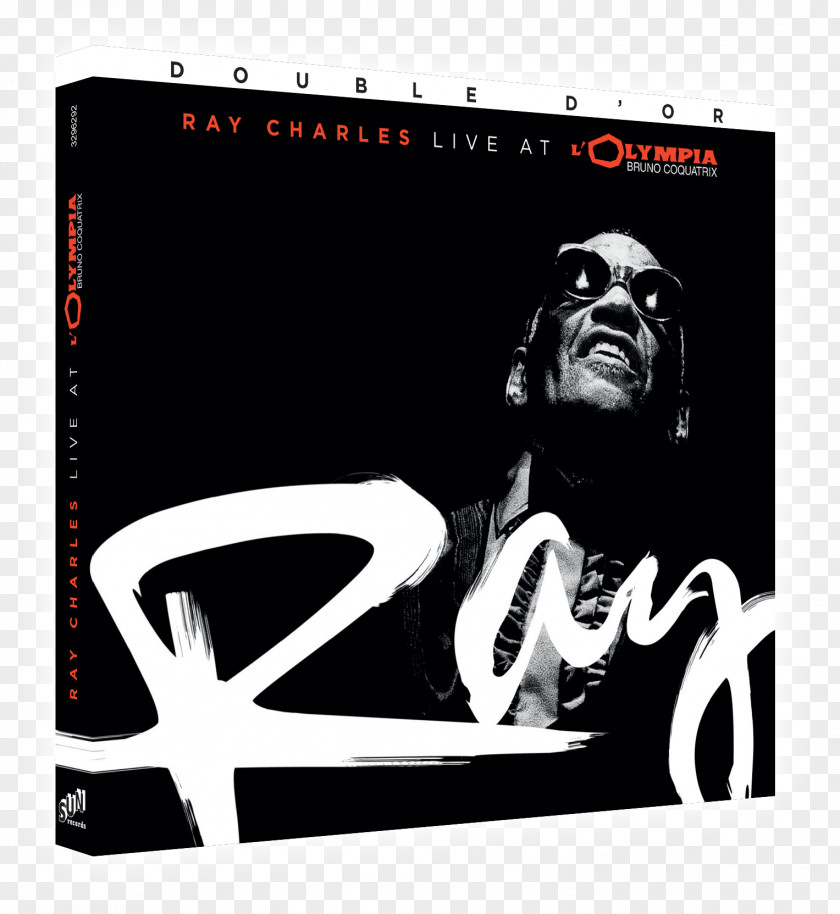 Ray Charles À L'Olympia Live At DVD Compact Disc Album PNG